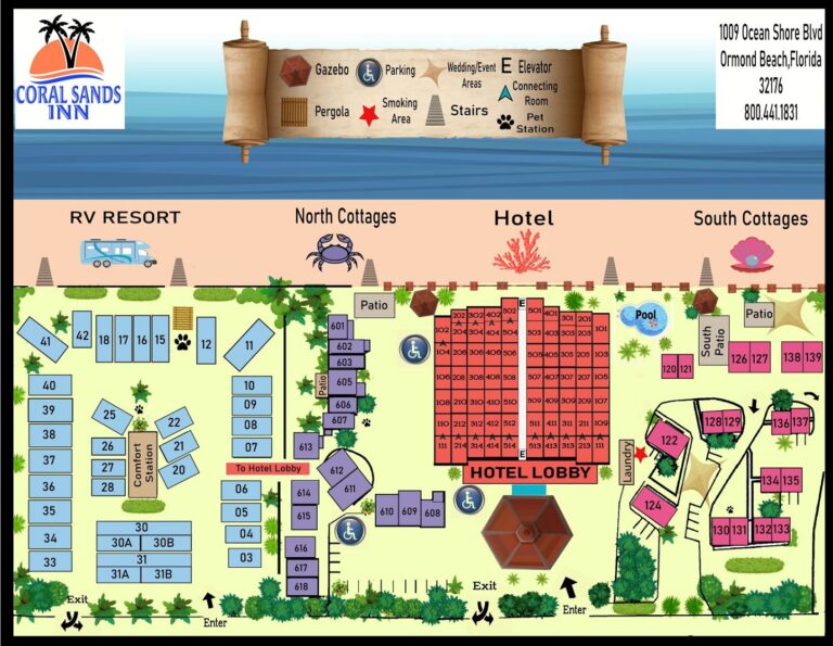 Map – Coral Sands Inn